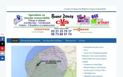 Page d'accueil de brunodouaycms.com